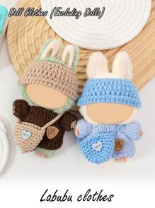 1pc Compatible With Labubu. Clothes Only (No Doll), Suitable For Labubu Dolls. Changeable Outfits, Party Costumes, Accessories. Father's Day, Mother's Day, Valentine's Day, Thanksgiving, Easter, Birthday And Holiday Gifts For Friends And Family, Wedding, Graduation Ceremony.