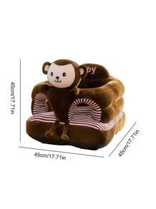 Libsit 1pc Only Cover Toddler Anti-Fall Training Sitting Posture Sofa, Enlarged And Thickened Toddler Learning Seat. Baby Sofa Seat Cover. Filling Is Not Included Baby Sofa Support Seat Cover Baby Plush Chair Learning To Sit Comfortable Toddler Nest Puff Washable Without Filler