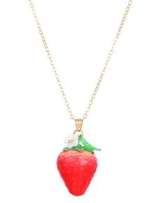 1 PC Lemon Fruit Necklace | Design Your Own Lemon Citrus Fruit Necklace | Food Necklace Gift For Her