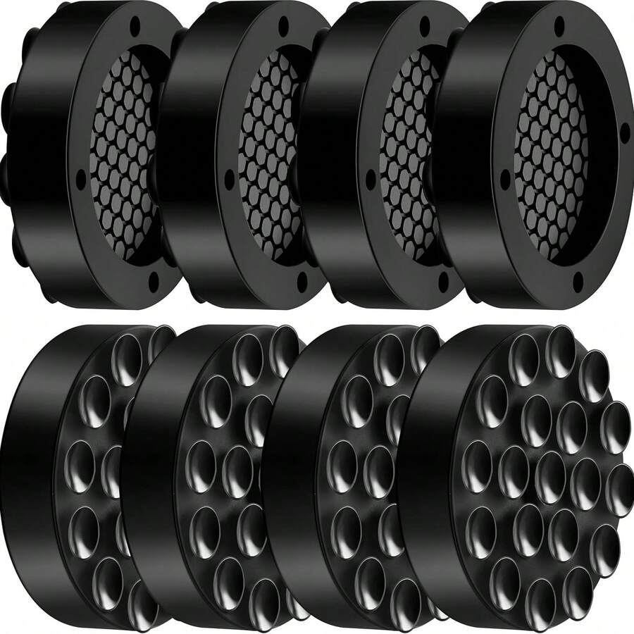 Almofadas antivibração para máquina de lavar - Impede que a lavadora e a secadora se movam ou andem - Evita ruído e transferência de vibração - Tapete de borracha estabilizador antivibração para os pés - Pacote com 4