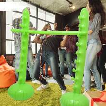 1 Set Portable Inflatable Adult Limbo Game Set - Low Design Pole, Fun And Limbo Stick Suitable For Family Holidays, Parties, Interactive Outdoor Activities And Beach Entertainment, Outdoor And Indoor Game Props
