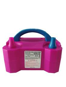 1 件便携式电动气球泵，气球鼓风机风扇，用于快速制作气球拱门，自动气球充气机带双喷嘴，用于派对/婚礼装饰