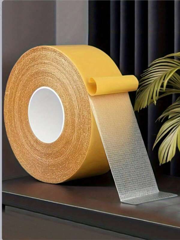 Doppelseitiges extrem strapazierfähiges Klebeband, Mehrzweck-Klebstoff geeignet für Wände, Glas und Metall, wasserdicht, ideal für Bastelarbeiten, Innen- und Außenbereich, transparent, starke Haftung auf Stoffen, Trockenbauwänden und Holz