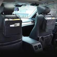PC Back Seat Car Organizer And Storage, Car Seat Back Hanging Bag Car Document Holder, Multi-Pocket Bottle Bag Storage Box - Keep Your Car Organized And Clean