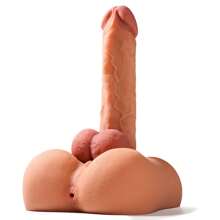 Realistic Male Sex Doll, Female Hands-Free Masturbator, Black Giant Dildo, Gay Sex Toy, Male Anal Masturbator, Female Adult Sex Toy, Real-Life Size Torso, Female Masturbator, Silicone Large Penis 8.69 Pounds (Excluding Clothes)