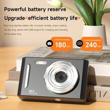 超高像素 CCD 数码相机，8 倍数码变焦，双摄像头，USB 充电，ABS 外壳，适合青少年和成人 - 相機 - 查看 7