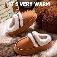 Women Home Slippers - Coffee Brown - View 3