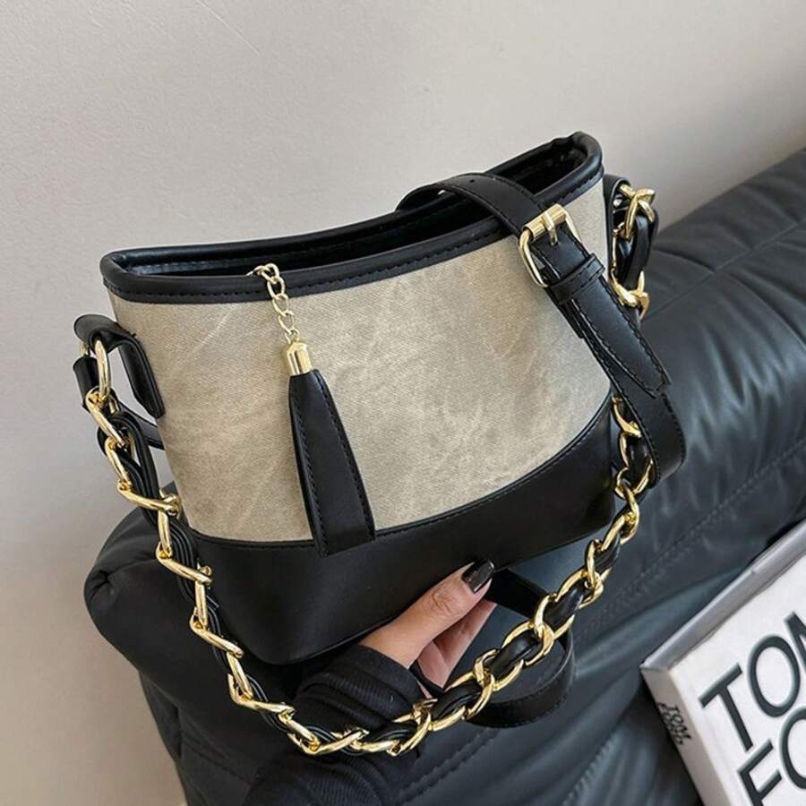 Women Shoulder Bags - 棕色 - 查看 1