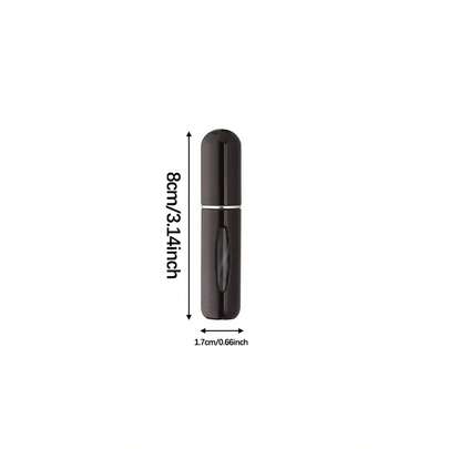 1/5/10/20/50pcs Portable 5ml Mini Refillable Perfume Atomizer, Travel Essential, Household Must-Have, Unisex Spray Cosmetic Container, Suitable As Christmas, Halloween And Other Holiday Gifts, Spray Bottle, Travel Bottles