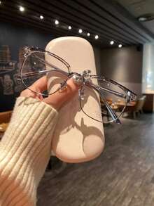 Blue Light Blocking Glasses Vintage Half Frame UV Clear Lens Anti Eyestrain Computer Gaming Glasses For Women Men.Blue Light Glasses For Woman Men Safety Glasses Blue Light Blocking Glasses Protection Computer Gaming Glasses Women Cute Light Weight Red Frame Oversized Non Prescription Small Face Square Cat Eye Reduce Eye Fatigue On Computers, TVs, Phones, And Games, Suitable For Computer Lense Screen Protector Plain Glasses Clear Lens Glasses Blue Light Light Blocking Glasses Blue Light Glasses Light Glasses For For Women Men Light Glasses For Glasses For Women 99 Blue Light Glasses For Woman Blue Light Glasses Women/Men, Fashion Round Frame UV Ray Filter Computer Gaming Glasses Computer Glasses - Anti Eyestrain & UV Glare Protection Anti Glare - Màu đen sáng (vàng) - Xem 5