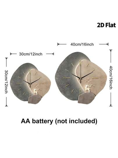 1pc Moderne Elegante ation Wand Clock, Super Silent Quartz Movement, No Ticking, ating Clocks In Living Rooms,Bedroom Room, Offices, Restaurant, Cafes, Perfect ative Friends Family Home Room view 8