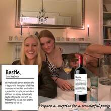 Funny Happy Birthday Bottle Label, Wine Labels Self-Adhesive For Wine, Suitable For Men And Woman, Bestie Sister Friendship Gift For Women Lady, Birthday Gift Wine Bottle Stickers For Friends, Cheap Stuff, Weird Stuff, Cute Aesthetic Stuff, Cool Gadgets, Unusual Items - Multicolor - View 5