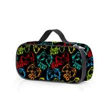 Pencil Case For Boys And Girls, Double-Sided Pattern Pencil Case, Large Storage Wallet Card Case,Compartment Pencil Case For School Students,School Supplies,Back To School - Color Two - View 6