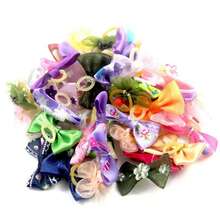 各式各样的宠物头带，配有可爱的蝴蝶结装饰 - 彩色 - 查看 6