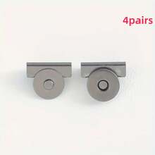 2/4/8/10 件帆布包钱包边缘磁性金属按扣，隐形磁扣，适用于单肩包、衣服、DIY 工艺配件