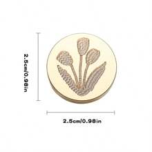 1 Pc, Knitted Series Wax Sealing Stamp Head, Suitable For Envelope Letter Paper/Wedding Invitation Letter/DIY Craft Stamp Decoration/Gift Decoration/Various Holiday Gifts,For School Supplies,Back To School