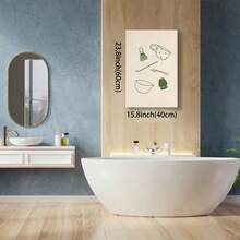 Framed 1Pc Matcha Latte Print Matcha Poster Matcha Corner Wall Art Matcha Lover Art Print,Canvas Wall Art Poster Decor Pictures For Room Home Aesthetic Decor,Suitable For Living Room,Bedroom,Bathroom,Study&Office,Cafe&Bar,Corridor Wall Decoration,4th Of July Decor - Framed - View 3