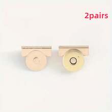 2/4/8/10 件帆布包钱包边缘磁性金属按扣，隐形磁扣，适用于单肩包、衣服、DIY 工艺配件