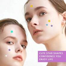 1120/840/560/280 Pcs Star Stickers, Back To School,Halloween & Christmas Decoration Stickers, Colorful Five-Pointed Star Stickers For Party, Holiday Photo Decoration, Face Decor Stickers (1 Sheet Per Color), For Decoration Only (Not For Makeup)2000/1400/160/80/40
