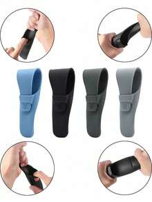 高品质硅胶剃须刀收纳袋，3 种颜色可选，创意成人家用剃须刀配件收纳袋，清新风格旅行收纳袋、化妆包、化妆包、度假收纳袋，适合居家、青少年、男士、女孩、学生和教师，适合日常 - 彩色 - 查看 9