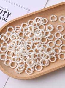 Lote de 20/60 piezas de lazos con perlas artificiales marfil para decorar el cabello en bodas, decoración diaria o manualidades de DIY, materiales para hacer clips, joyas y productos hechos a mano