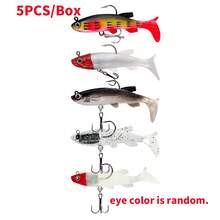 Fishing Lures For Bass, Fishing Jig Head Swim Shad Lure, Soft Plastic Swimbaits With Paddle Tail, Trout Bass Sinking Baits Kit For Saltwater/Freshwater, Fishing Gear And Fishing Gifts - Multicolor - View 20