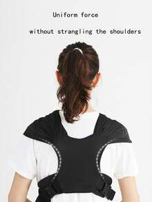 Carregador de Bebê Simples Estilo Grade Cruzada, Carregador de Bebê Tipo X, Estilo de Transporte Horizontal, Estilo de Transporte Frontal Respirável para Uso Externo, Verão