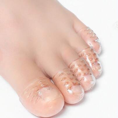 10pcs Toe Anti Abrasion And Pain Protection Silicone Toe Sports Toe Sleeve
