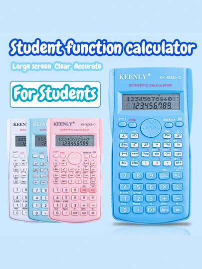 Calculadora científica de una pieza para estudiantes, función contable, electrónica, para finanzas, exámenes universitarios, exámenes de posgrado, útiles escolares, de vuelta a la escuela