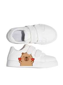 Children's Summer Fashion Cartoon Print Casual Sneakers For Boys And Girls - White - View 3