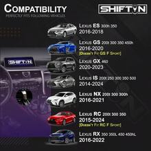 Gear Shift Knob Shifter For Lexus ES GS GX Is NX RC RX 200t 300 350 3450h 450hL 350L Black Leather Piano Black - 黑色皮革鋼琴黑色 - 查看 2