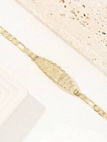 1 chiếc đồng hồ đeo tay hình cỏ bốn lá hình cú voi 17 phong cách cổ điển, vòng tay huy chương, thích hợp làm quà tặng cho bạn bè và bạn gái, trang phục hàng ngày và lễ hội dành cho phụ nữ - Vàng - Xem 4