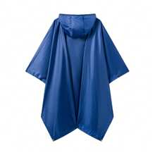 Poncho de ploaie multifuncțional 3 în 1 cu glugă și nasturi la decolteu, pelerină de ploaie portabilă cu buzunare, jachetă de ploaie ușoară pentru activități în aer liber pentru adulți