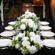 Hioasis 60pcs Gold Plastic Plates - White And Gold Trim Disposable Plates - 10.25 Inch Disposable Dinner Plates Perfect For Wedding &Amp; Party - Trắng và Vàng - Xem 7