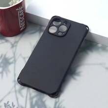 Funda para teléfono de color sólido, resistente a caídas, compatible con modelos 12, 13, 14, 15, 16 Pro Plus. Diseño con orificios para colgar en las 4 esquinas. Incluye cordón para colgar. Ideal para uso diario. Material: TPU (no incluye cordón). - Rosa Fucsia - Ver 5
