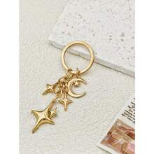 Lindo colgante con forma de estrella - Encanto celestial brillante para llaves, bolsas y decoración de coche - C - Ver 2