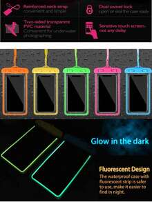 1 件通用防水手机袋，防水手机壳，适用于 14、13、12、11Pro Max、XS Plus，以及 Galaxy S22、S23 等 7.0 英寸及以下手机，3D 手机防水袋，兼容 5/3/2/1 等手机型号，适合游泳、潜水、漂流等水上运动，手机壳，钱包，适合户外运动、暑假、海滩旅行、度假村泳池