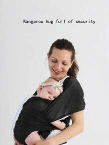 Carregador de Bebê Simples Estilo Grade Cruzada, Carregador de Bebê Tipo X, Estilo de Transporte Horizontal, Estilo de Transporte Frontal Respirável para Uso Externo, Verão