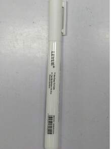 1pc/12pcs White Permanent Marker Pen, Waterproof & Oil-Based For Tire Graffiti, Quick Drying Non-Erasable Fine-Tip Oil-Based Marker Pen Suitable For Glass, Window, Tire, Fabric, Wood, Leather, Ceramic, Metal, Paper, Art Drawing, Graffiti, Wedding, Photo Album, Wedding Decoration (Random Color)