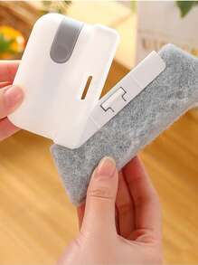 Cepillo multifuncional de limpieza para ranuras y ranuras de ventanas, herramienta removible para limpiar ranuras, ranuras y grietas del hogar