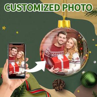 [Custom Photo] Personalized Christmas Gifts, Christmas Decorations Hanging Ornaments, Customized Acrylic Photo Keychains, Personalized Names And Graduation Gifts, Unique Christmas Gifts, Halloween Souvenirs, Valentine's Day Gifts For Boyfriend/Girlfriend, Custom Pet Photos Memorial Gifts For Cats/Dogs, Thanksgiving/Father's Day/Mother's Day Gifts, Customized Christmas Tree Ornaments And Decorations,Festive Calendar