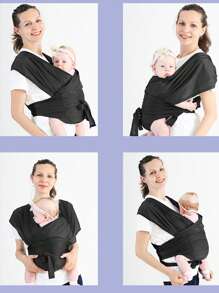 Carregador de Bebê Simples Estilo Grade Cruzada, Carregador de Bebê Tipo X, Estilo de Transporte Horizontal, Estilo de Transporte Frontal Respirável para Uso Externo, Verão