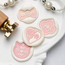 1 Pc, Pet Card Series Wax Stamp Head, Cat/Dog/Bone And Other Pet Tags, Suitable For Envelope Letter Paper/Party Invitation Letter/DIY Craft Stamp Decoration/Gift Packaging Decoration/Anniversary/Holiday Gifts,For School Supplies,Back To School