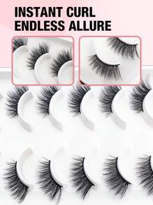 10 Pares de Cílios Postiços Extensão de Olho de Gato e Meia Extensão, Aumentando o Tamanho dos Olhos, Adequado para Festivais, Férias, Encontros e Outras Ocasiões, Tiras de Cílios, Cílios, Cílios Postiços