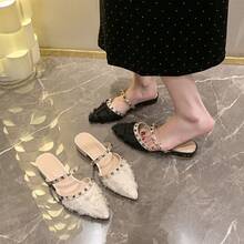 Women Heeled Sandals - 黑色 - 查看 7
