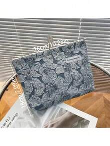 1 件女士粉色化妆包，大容量帆布浮雕图案盥洗包，适合工作、购物、休闲和旅行，化妆包化妆袋护肤包盥洗包收纳袋，旅行必需品巡航必需品化妆包收纳化妆品收纳盒化妆盒，适用于假日海滩、浴室收藏、卧室收藏，大容量 - 粉色 - 查看 12