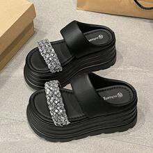 Women Athletic & Outdoor Sandals & Slides - 黑色 - 查看 2