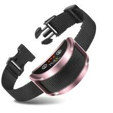 Anti Bark Collar For Medium & Large Dogs - Dog Bark Control Collar With Beep & Shock - 5 Adjustable Sensitivity Levels - Pink - View 9