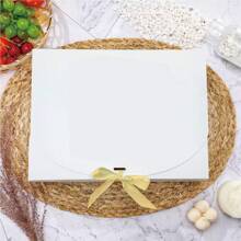 10 piezas/5 piezas/2 piezas - Caja de regalo blanca/negra/rosa/marrón con tapa, caja de regalo con cinta para propuesta a dama de honor, caja de regalo para boda, cumpleaños, fiesta de ducha y otras fiestas, regalos del Día de San Valentín, Día de San Valentín, empaque, cumpleaños, manualidades, almacenamiento de belleza Cajas para recuerdos y cajas para confeti