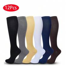 3/4 pares de calcetines de compresión de cobre para mujeres y hombres que brindan soporte a la circulación para correr, enfermería y deportes, en presentaciones de 2/6/8/12 piezas